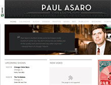 Tablet Screenshot of paulasaro.com